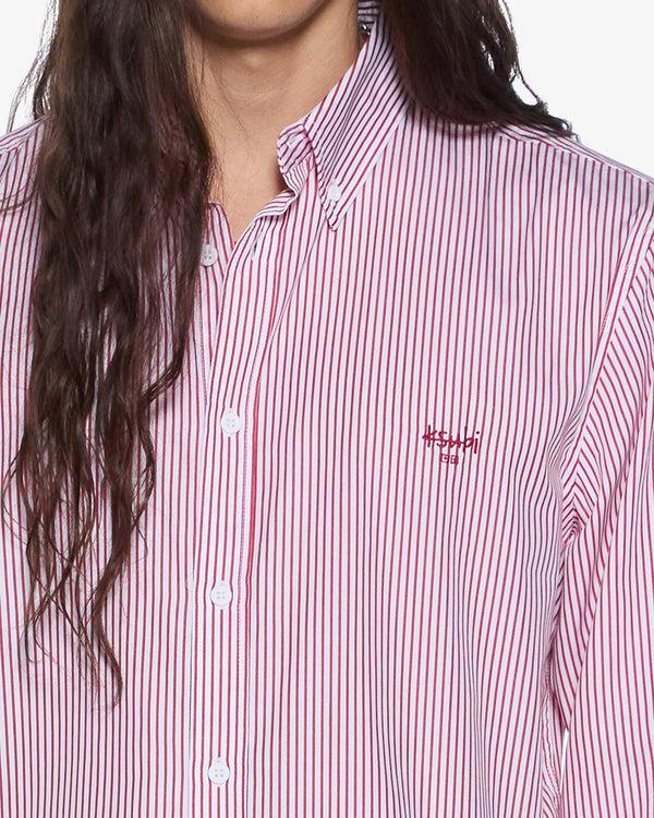 Ksubi Kade Ls Shirt Red-white Assorted