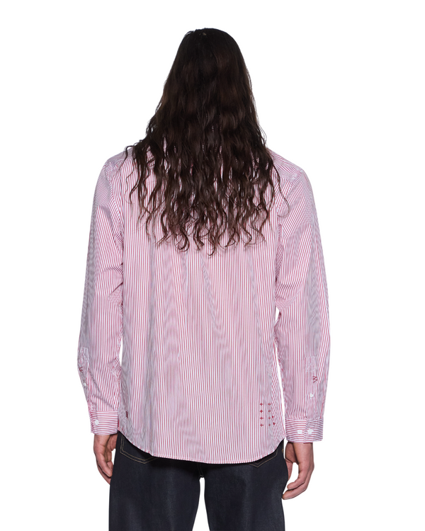 Ksubi Kade Ls Shirt Red-white Assorted