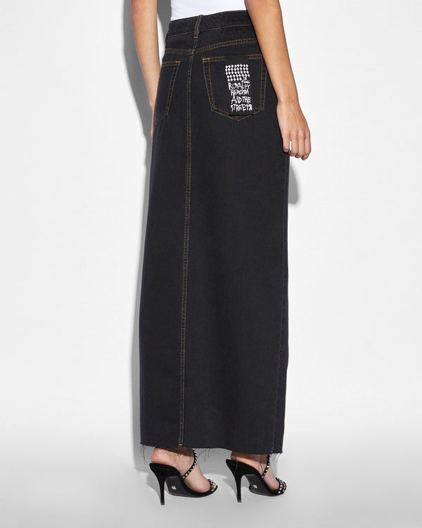 Ksubi Kara Maxi Skirt Pitch Black