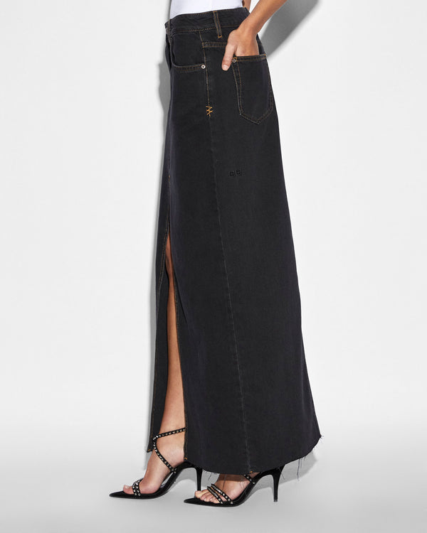 Ksubi Kara Maxi Skirt Pitch Black