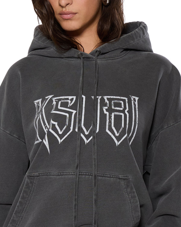 Ksubi Kingdom Oh G Hoodie Charcoal CHARCOAL