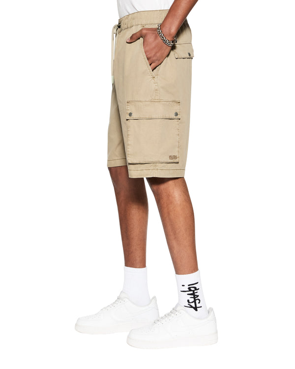 Ksubi Krush Cargo Short Fog TAN