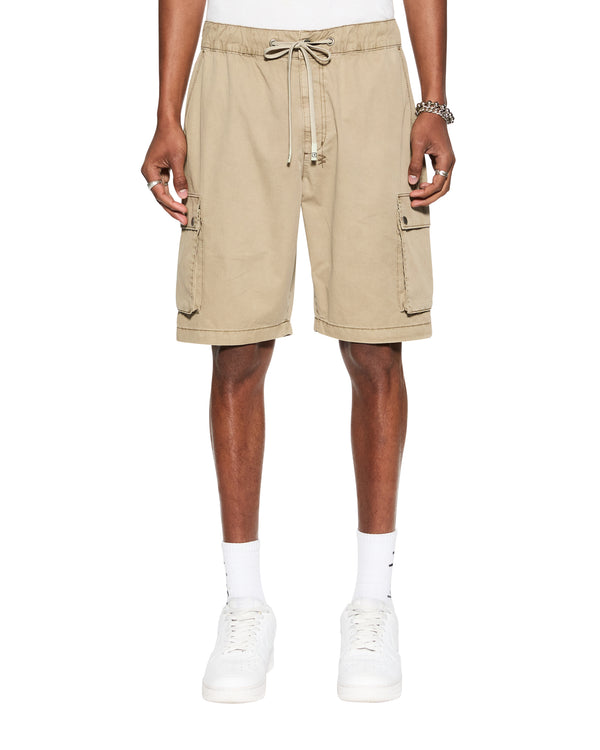ksubi krush cargo short fog TAN