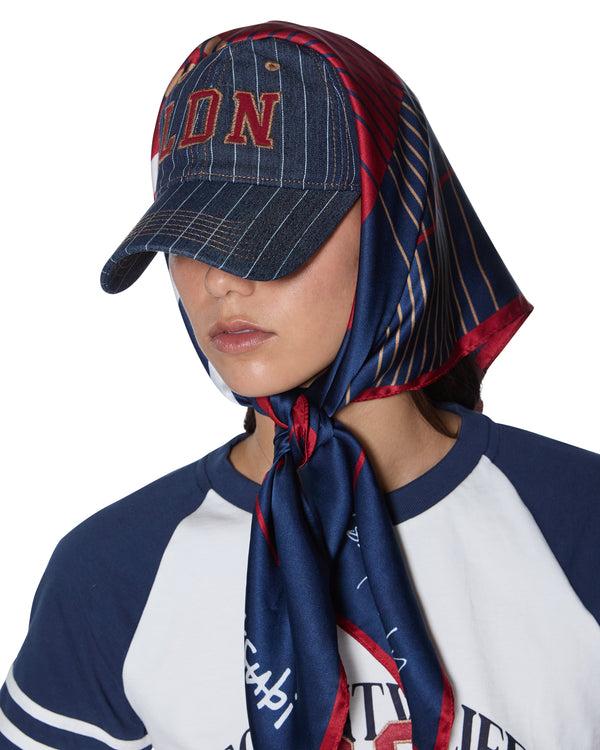 Ksubi Ksubi X Lissy Roddy Silk Scarf Navy