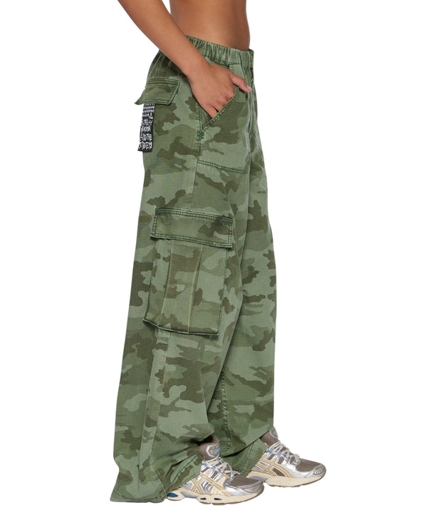 Ksubi Ksuper Cargo Pant Hash Camo Green