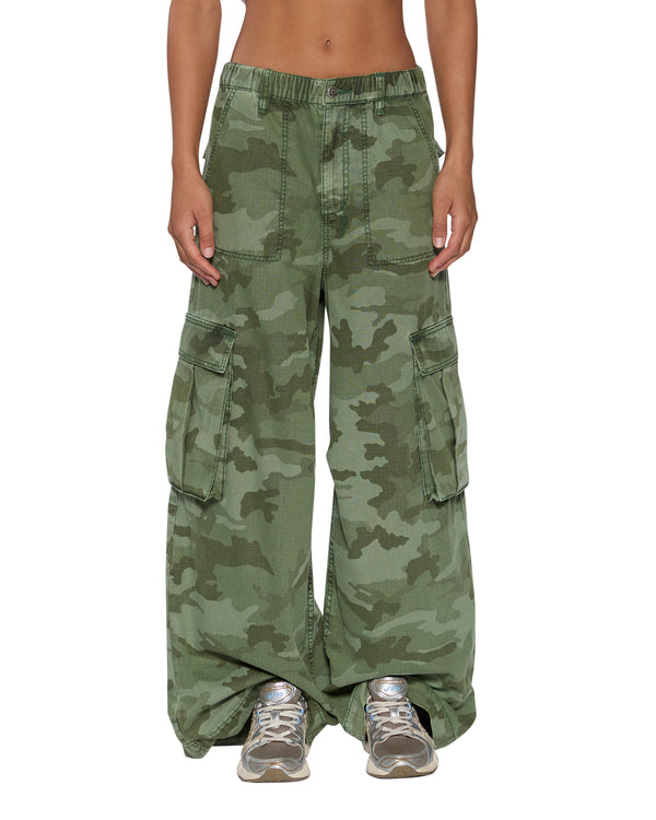 Ksubi Ksuper Cargo Pant Hash Camo Green