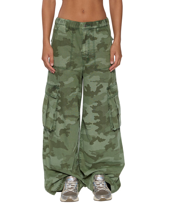 ksubi ksuper cargo pant hash camo Green