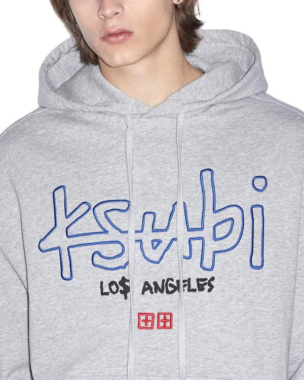 Ksubi La 4x4 Biggie Hoodie Grey Marle Grey