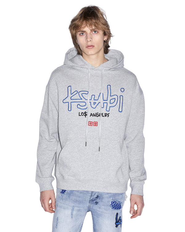 ksubi la 4x4 biggie hoodie grey marle Grey