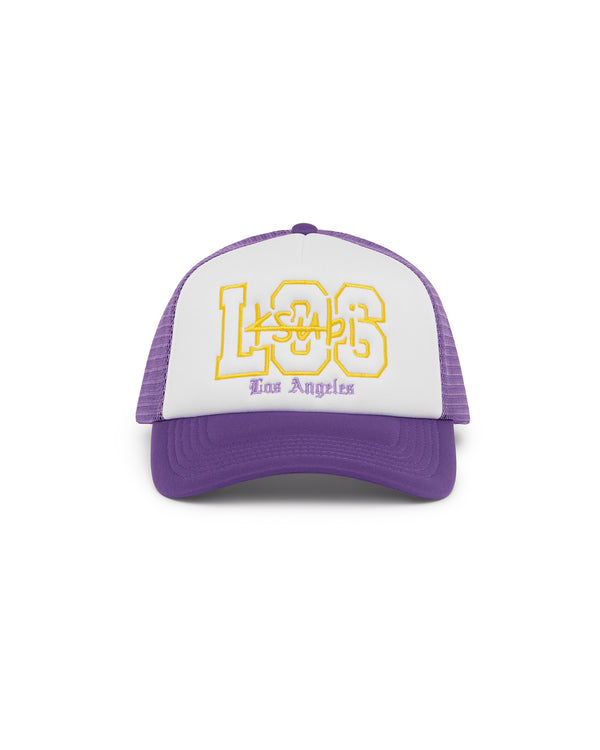ksubi la and the streets trucker cap purple