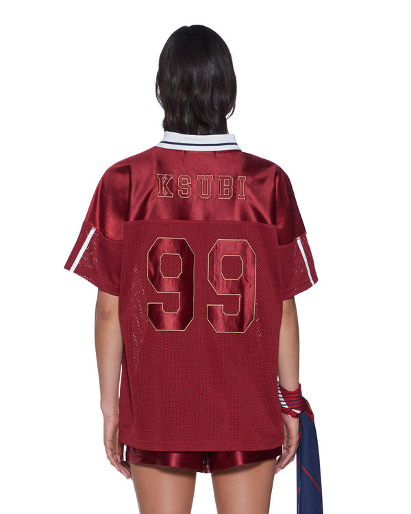 Ksubi Ldn Boyfriend Ss Jersey Garnet BURGUNDY