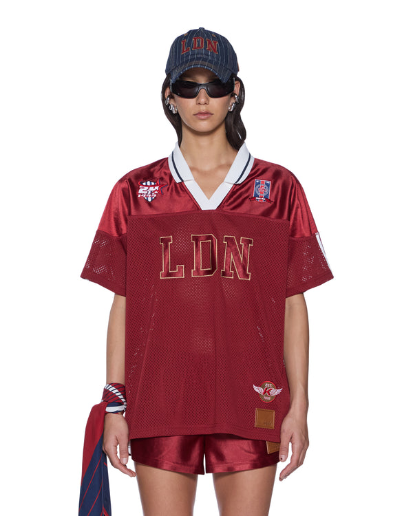 ksubi ldn boyfriend ss jersey garnet BURGUNDY
