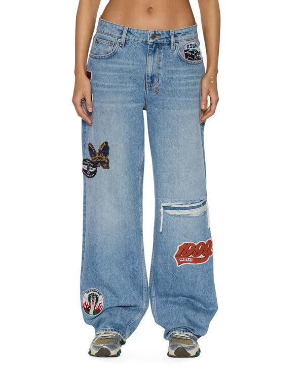 ksubi low rider horizon patch DENIM