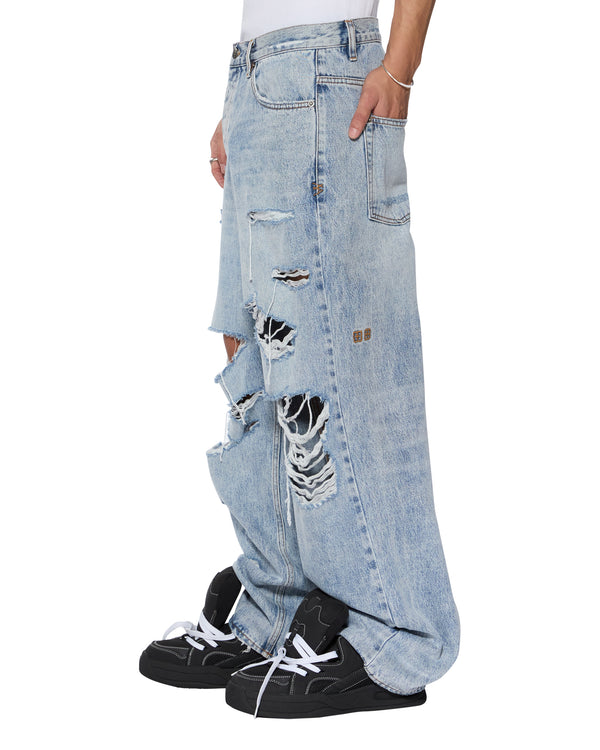 Ksubi MAXX Bunker Blue Trashed DENIM