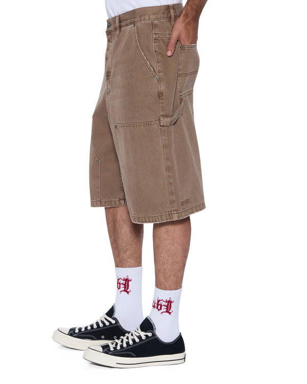 Ksubi MAXX Operator Short Oak BROWN