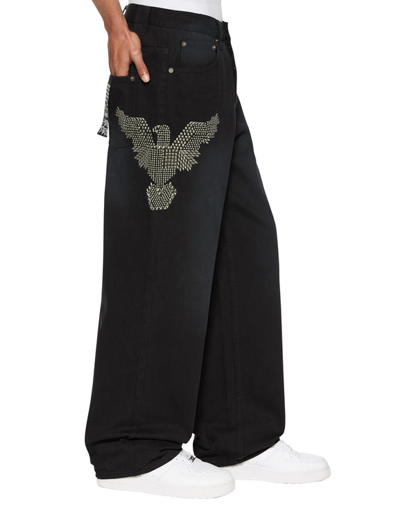 ksubi MAXX replica eagle Black