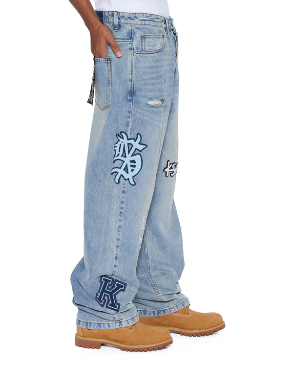 Ksubi MAXX Striker Patched Denim