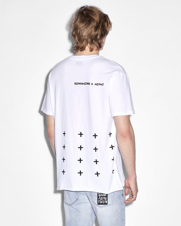 Ksubi Miami 4x4 Biggie Ss Tee Tru White White