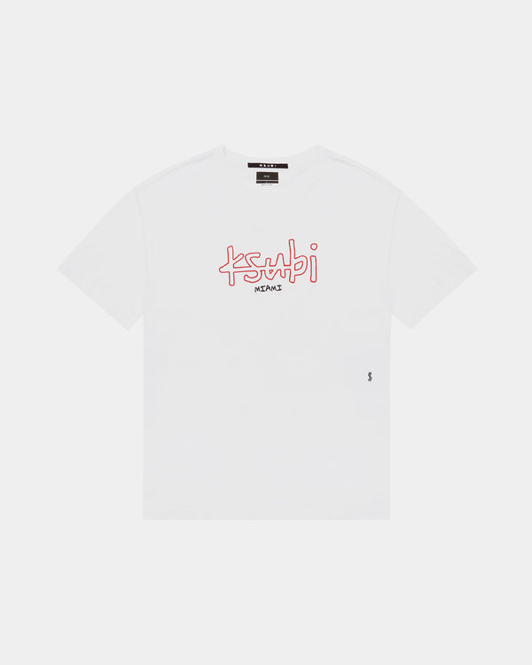 Ksubi Miami 4x4 Biggie Ss Tee Tru White White