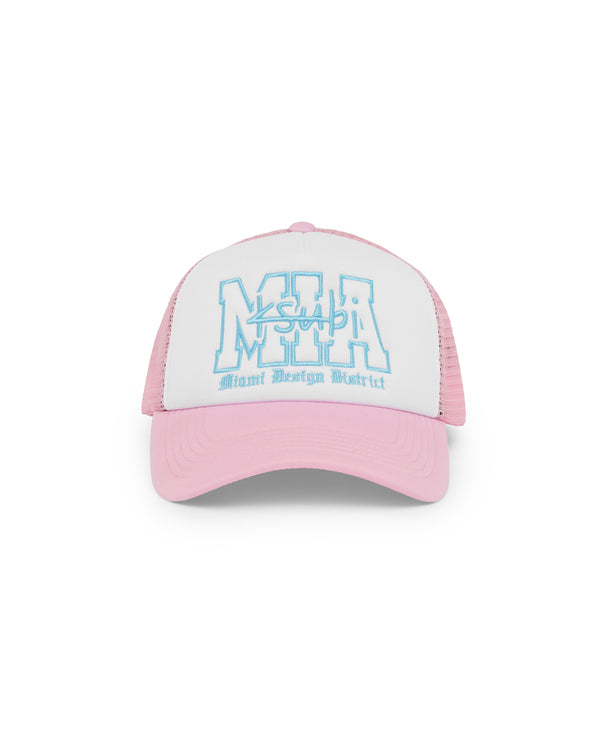 ksubi miami and the streets trucker cap pink