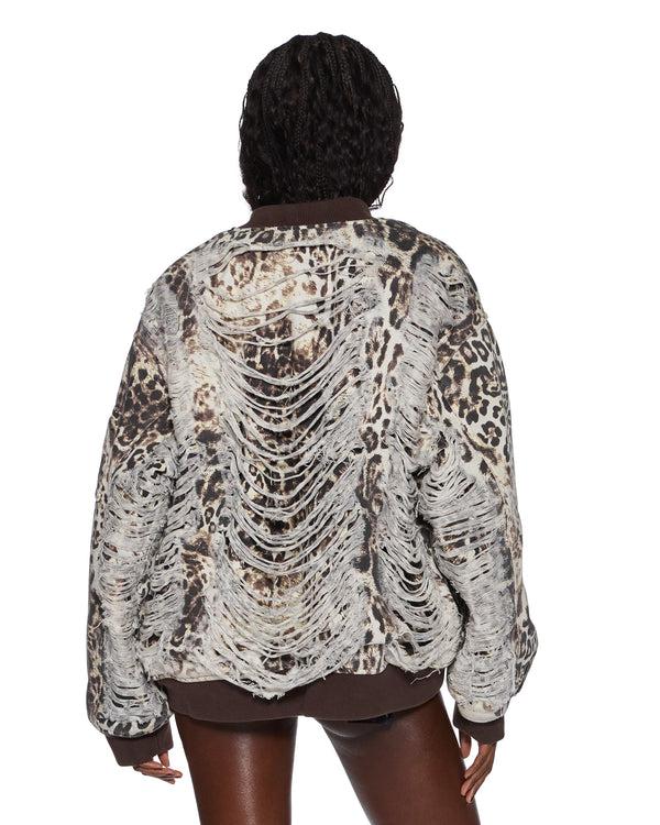 Ksubi Mowalola Bomber Cheetah Trashed Assorted