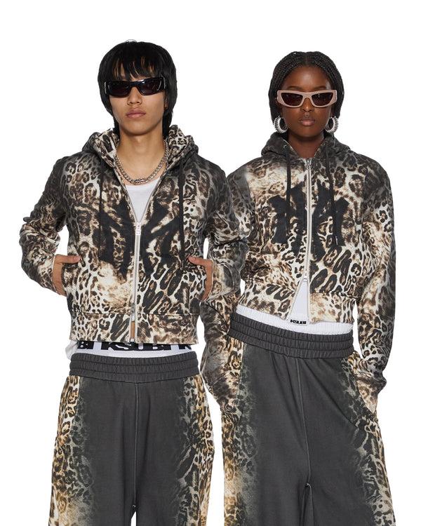 ksubi mowalola zip hoodie cheetah Assorted