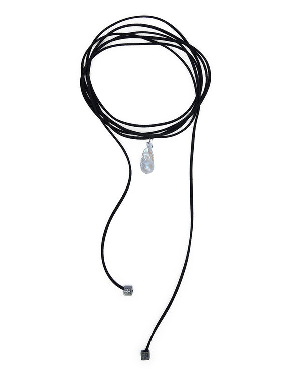 ksubi noir pearl choker