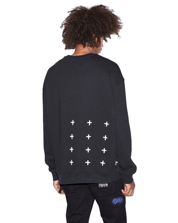 Ksubi Nyc 4x4 Biggie Crew Jet Black Black