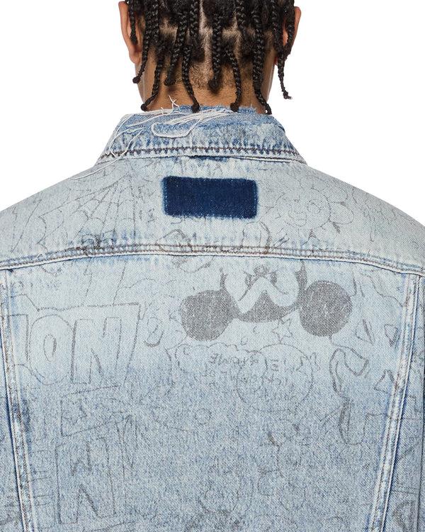 Ksubi Oh G Jacket Bunker Blue Noize DENIM