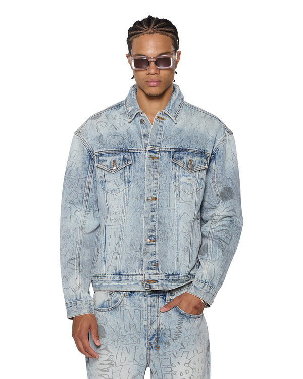 ksubi oh g jacket bunker blue noize DENIM