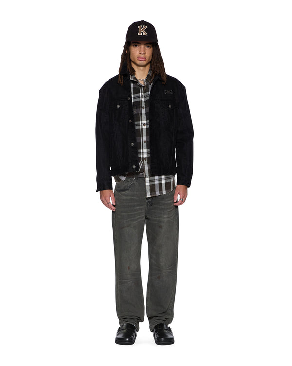 Ksubi Oh G Jacket Flocked Black BLACK