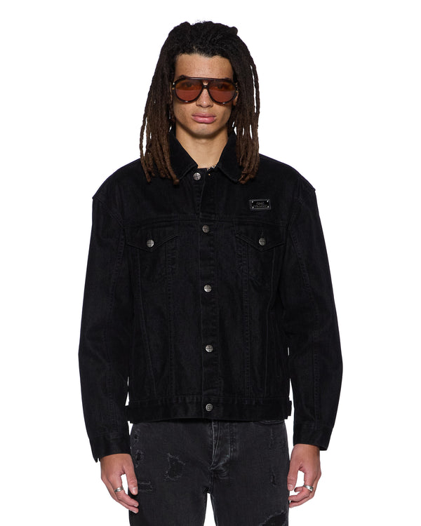 ksubi oh g jacket flocked black BLACK