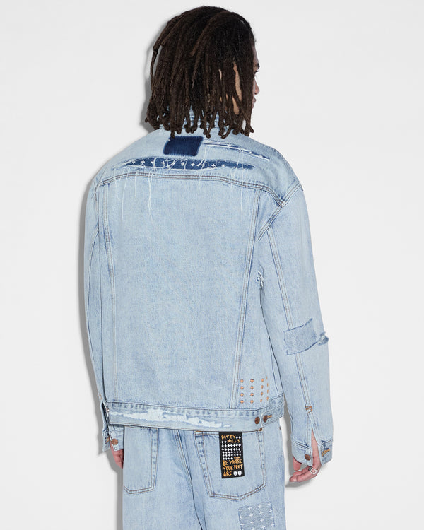 Ksubi Oh G Jacket Mills Repair Denim