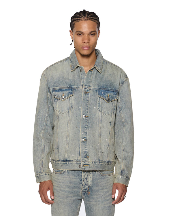 Ksubi Oh G Jacket Stagelight Metalik DENIM