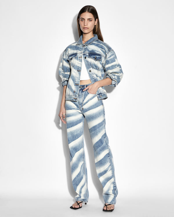 Ksubi Oversized Jacket Strokes DENIM