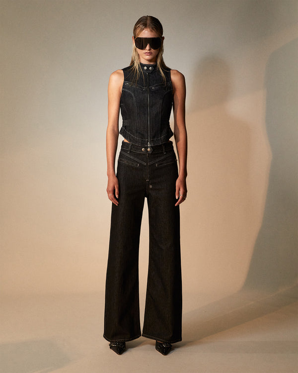 Ksubi Paradigm Gilet Midnight BLACK