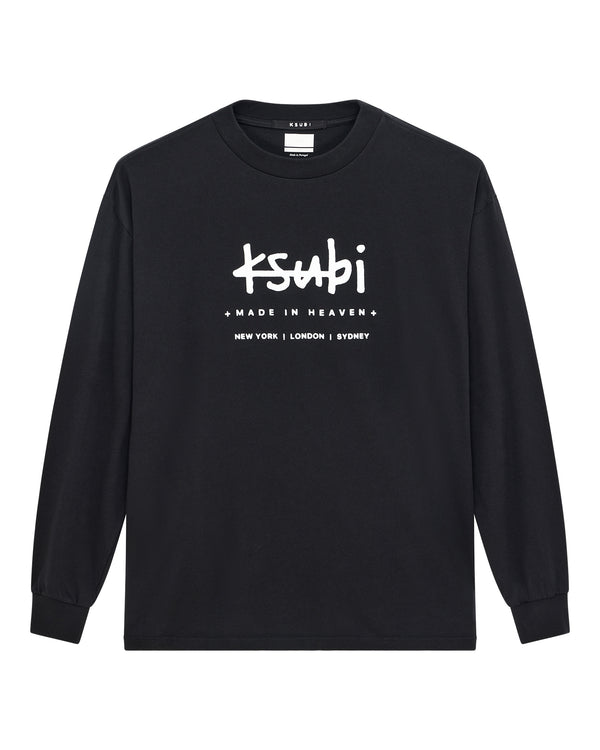 Ksubi Plated Ls Tee Black BLACK