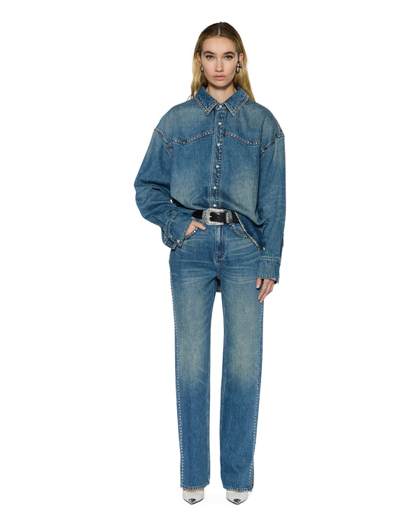 Ksubi Playback Texas Blue Studded DENIM