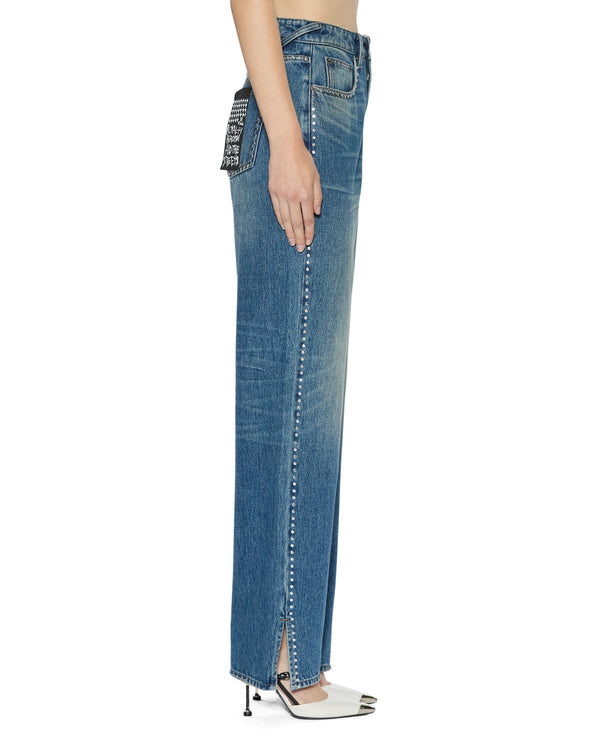 ksubi playback texas blue studded DENIM