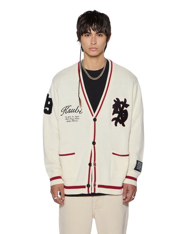 ksubi playoff cardigan ecru Natural