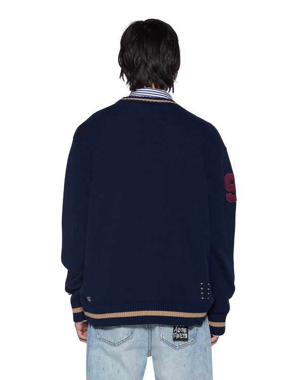 Ksubi Playoff Cardigan Navy NAVY