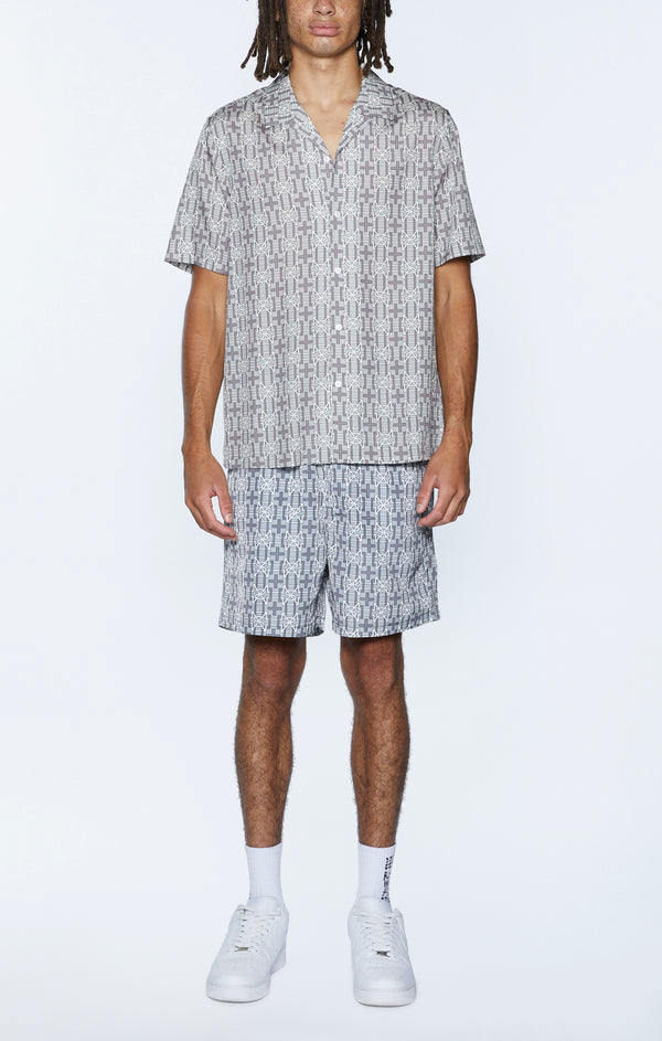 Ksubi Plus Resort Ss Shirt Stone CHARCOAL