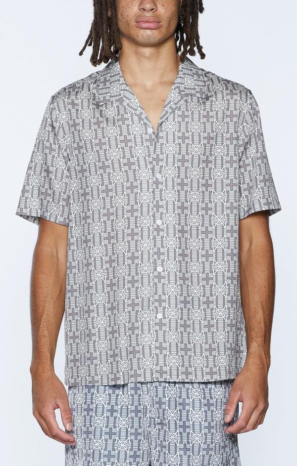 ksubi plus resort ss shirt stone CHARCOAL