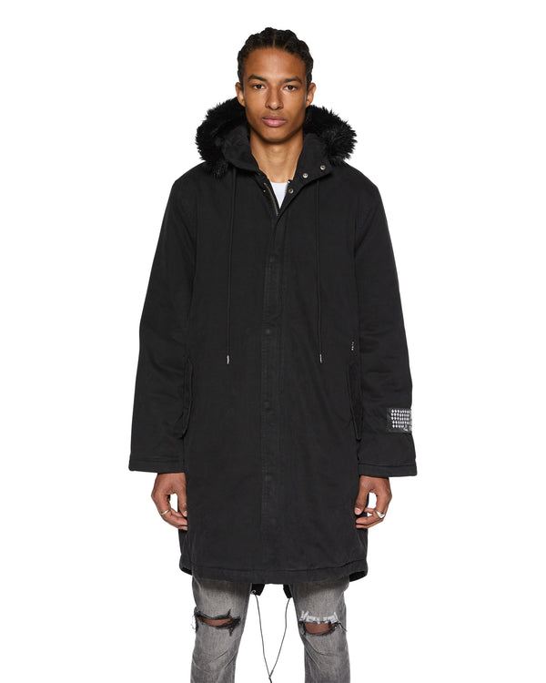 Ksubi Ranger Parka Od Black Black