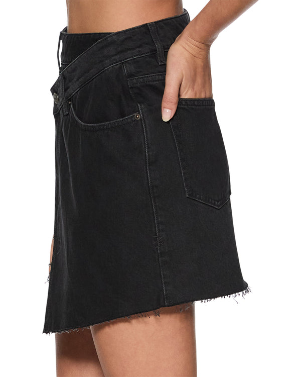 Ksubi Rap Skirt Stealth Black