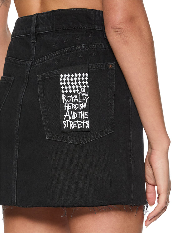 Ksubi Rap Skirt Stealth Black