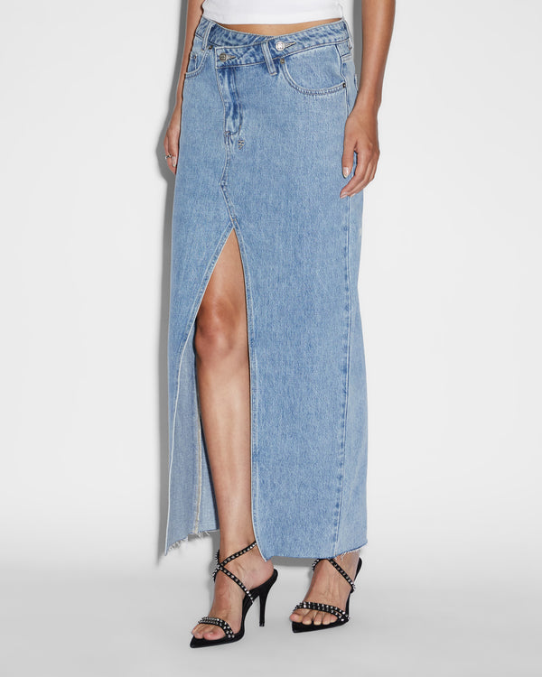 Ksubi Relax Maxi Skirt Authentik Denim