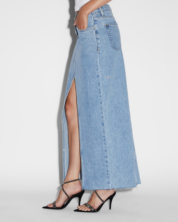 Ksubi Relax Maxi Skirt Authentik Denim