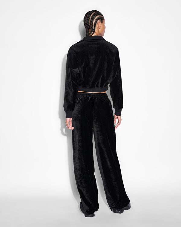 Ksubi Richie Half Zip Crop Black BLACK