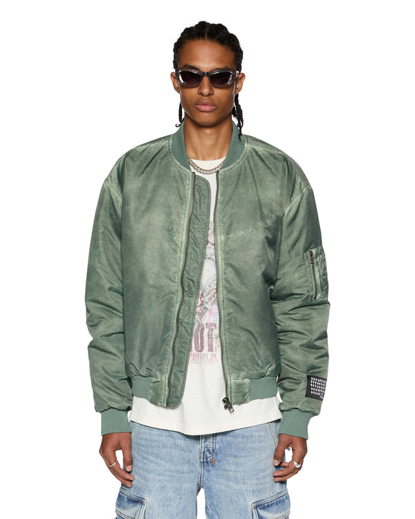ksubi royalty bomber khaki overdye Khaki